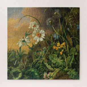 A Forest Floor with Daisies, Primroses, ... Jigsaw Puzzle