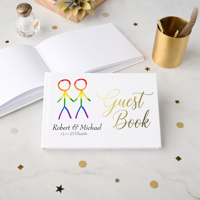 A Forever Keepsake Guest Book (Front Open)