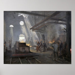 A Forge, 1893 Poster