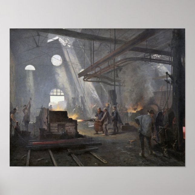 A Forge, 1893 Poster (Front)
