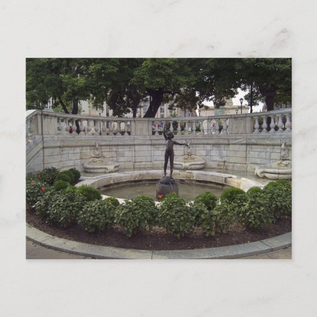 A Fountain in Mt. Washington Postcard (Front)