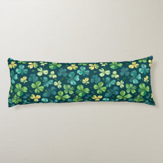 A four-leaf clover that gives you good luck body cushion