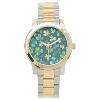 a four-leaf clover watch