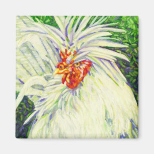 A Fowl Look - Chicken Magnet