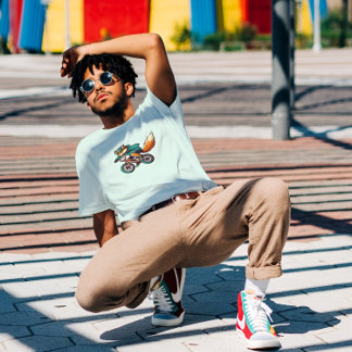 A fox riding a BMX bike T-Shirt