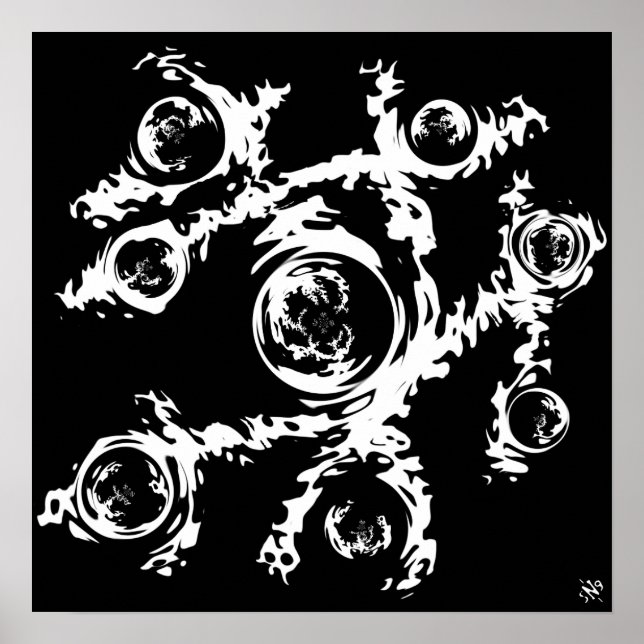 A fractal fantasy poster (Front)