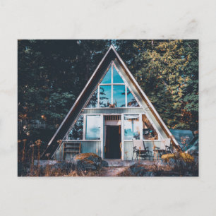 A-FRAME CABIN POSTCARD