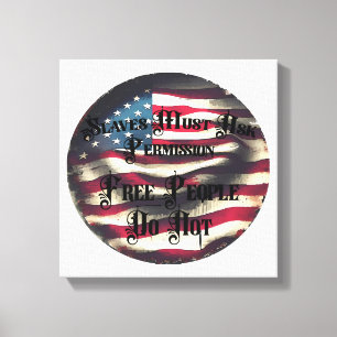 A Free People Canvas Print