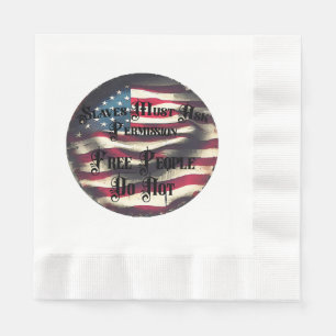 A Free People Napkin