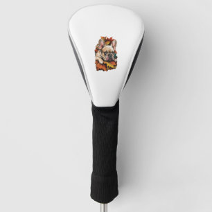 A French Bulldog's Autumn Adventure Golf Head Cover