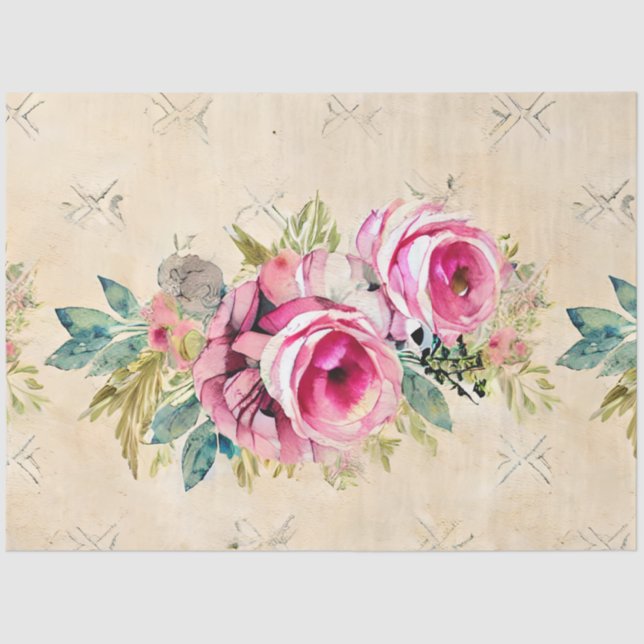 A French Ephemera Design Series 10 Tissue Paper (Front)