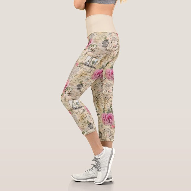 A French Ephemera Design Series 1 Capri Leggings (Left)