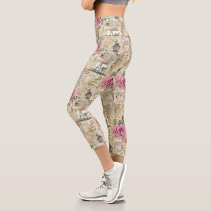 A French Ephemera Design Series 1 Capri Leggings