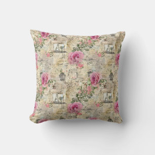 A French Ephemera Design Series 1 Cushion