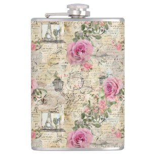 A French Ephemera Design Series 1 Hip Flask