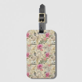 A French Ephemera Design Series 1 Luggage Tag