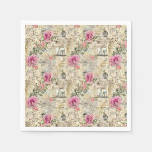 A French Ephemera Design Series 1 Napkin