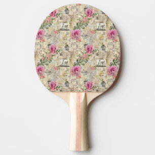 A French Ephemera Design Series 1 Ping Pong Paddle