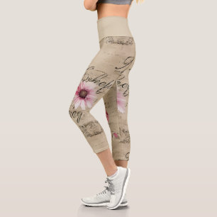 A French Ephemera Design Series 20 Capri Leggings