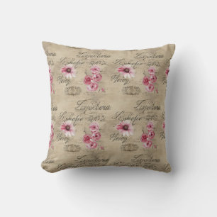 A French Ephemera Design Series 20 Cushion