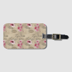 A French Ephemera Design Series 20 Luggage Tag