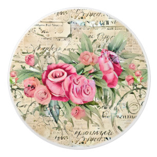 A French Ephemera Design Series 26 Ceramic Knob