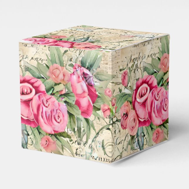 A French Ephemera Design Series 26 Favour Box (Front Side)
