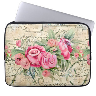 A French Ephemera Design Series 26 Laptop Sleeve