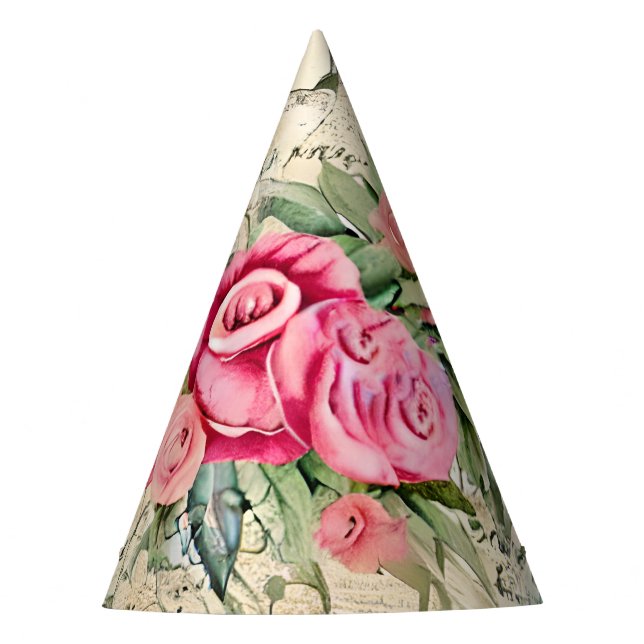 A French Ephemera Design Series 26 Party Hat (Front)