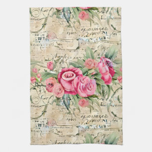 A French Ephemera Design Series 26 Tea Towel