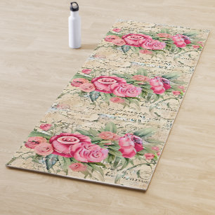 A French Ephemera Design Series 26 Yoga Mat