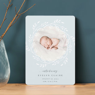 A Fresh Branch Photo Birth Announcement