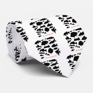 a freshwater tropical fish shadow tie