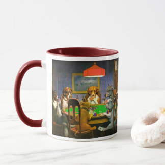 A Friend in Need Dogs Playing Poker Funny Mug