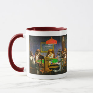 A Friend in Need Dogs Playing Poker Funny Mug