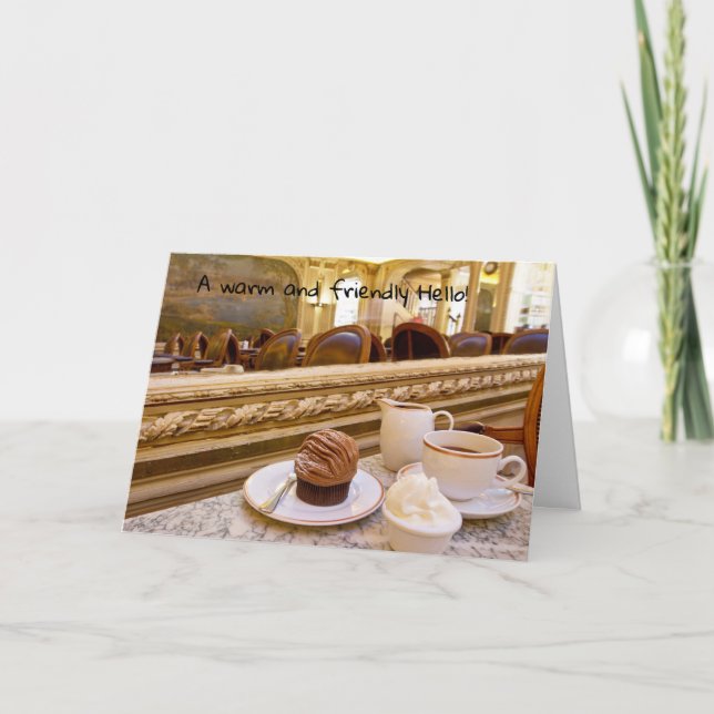 A friendly Hello Greeting Card (Front)