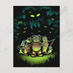 A Frightening Forest Postcard