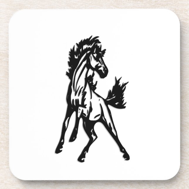 A Frisky Jumping Horse in the Wild Coaster (Front)