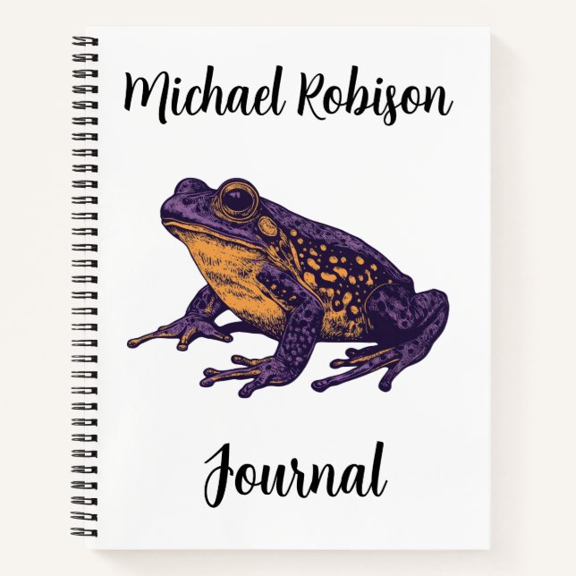 A frog illustration - l notebook (Front)