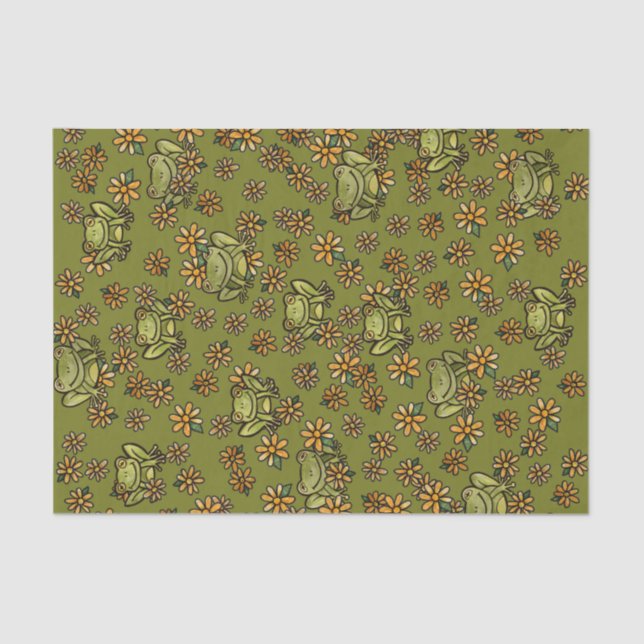 A Froggy Smile                                     Tissue Paper (Front)