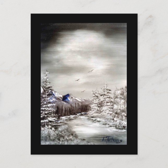 A Frosty Night - Postcard (Front)