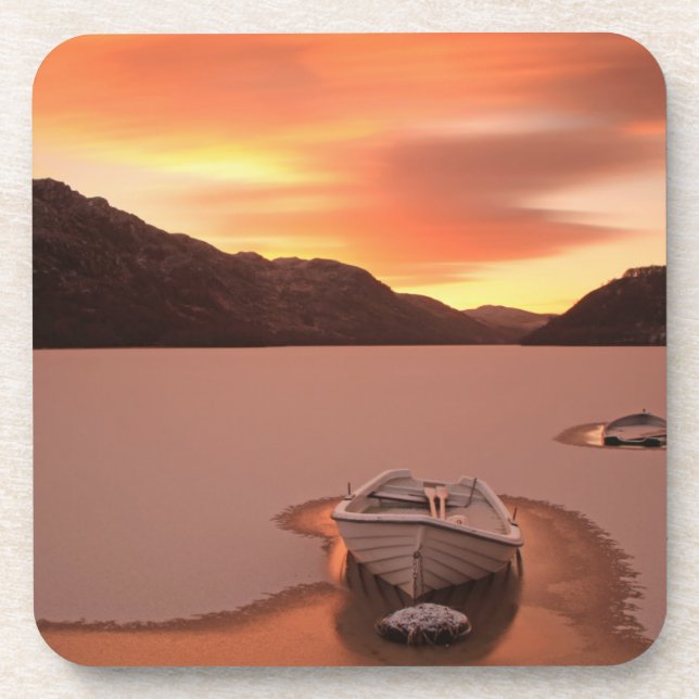 A Frozen Loch | Ruthven, Uk Coaster (Front)