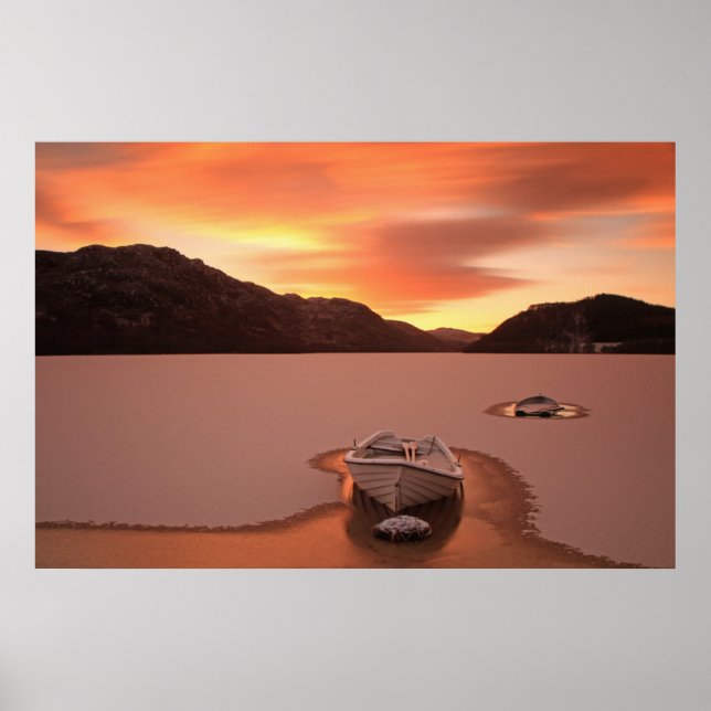 A Frozen Loch | Ruthven, Uk Poster (Front)