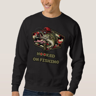 A fun and bold illustration of a cool bass sweatshirt
