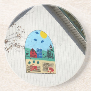 A Fun Barn Quilt Coaster