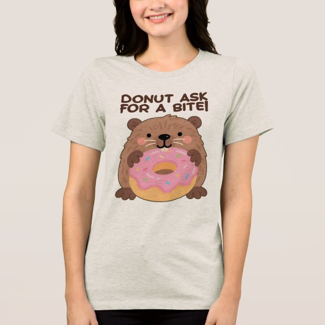 A fun play on words Castor & Dona Tri-Blend Shirt (Front)