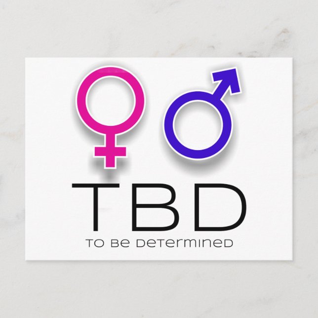 A fun way to announce you are having a baby. announcement postcard (Front)