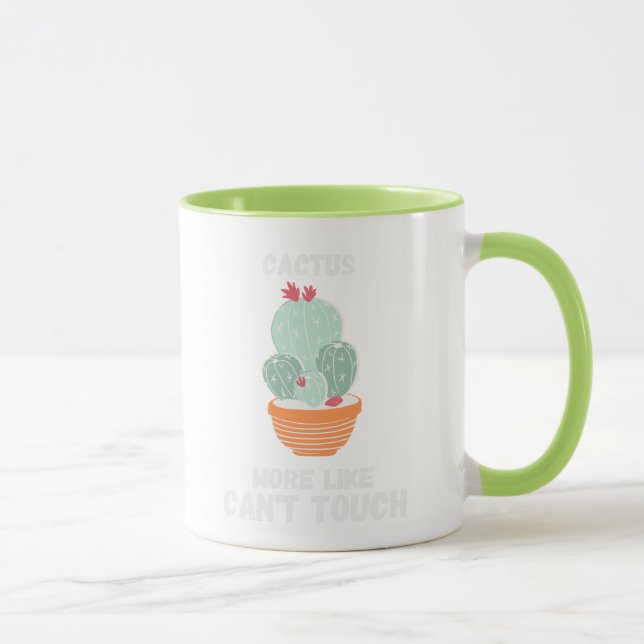 A funny and cute cactus mug (Right)