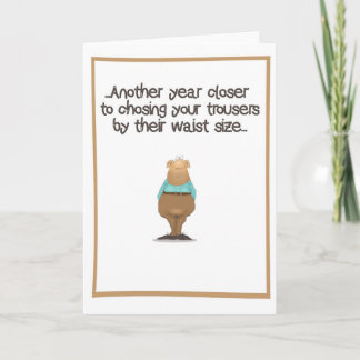 a funny card about getting older