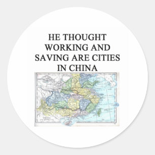 a funny divorce idea for you! classic round sticker